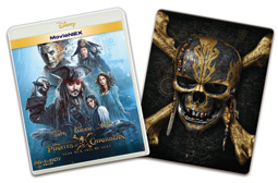 オンライン数量限定商品：パイレーツ・オブ・カリビアン／最後の海賊 MovieNEXプラス3Dスチールブック